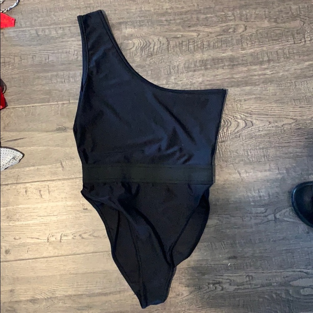 High rise cheeky one piece